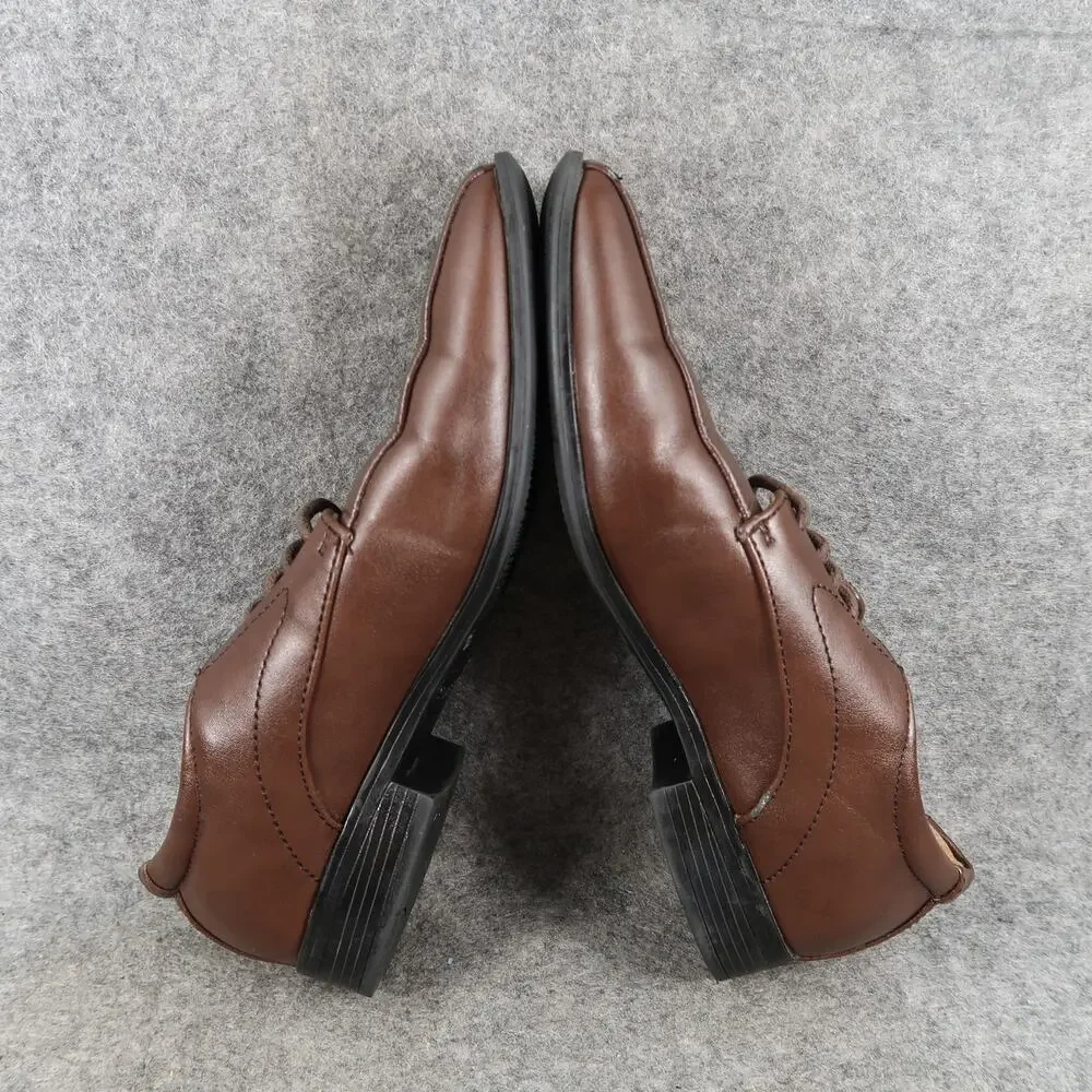 Smart Fit Kids Shoes 2 Derby Oxford Dress Formal Brown Lace Up Square Toe Boys